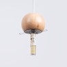 Lampe suspendue PEKKA 3P blanc/bois naturel